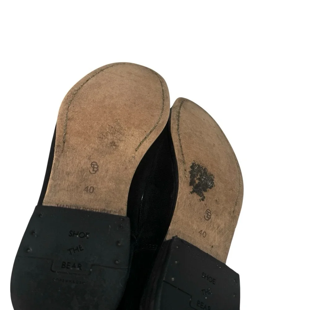 Shoe The‎ Bear Dev Men's Black Suede Chelsea Boots Size 40